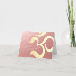 Tarjeta Cotizaciones OM del instructor de mediación de yog