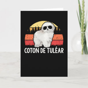 Tarjeta Coton de Tulear   Perro Coton de Tuléar
