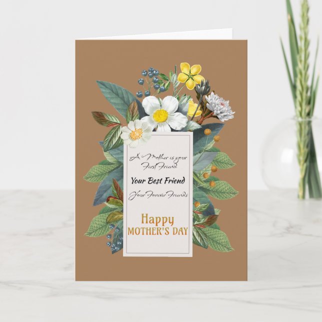 Tarjeta Cotos de Día de la Madre (Anverso)