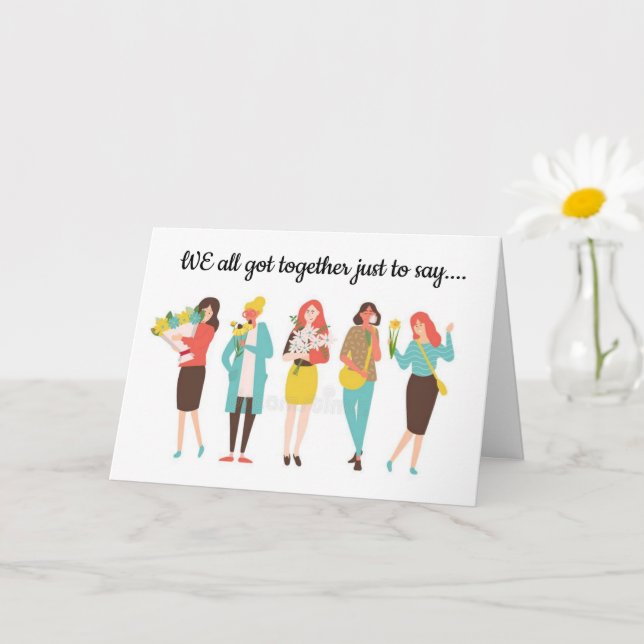 TARJETA *COTRABAJADORA ESPECIAL* EN SU CUMPLEAÑOS (Planta pequeña)