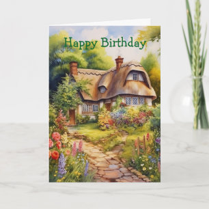 Tarjeta Cottage inglés