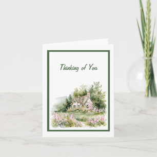 Tarjeta Cottage Watercolor