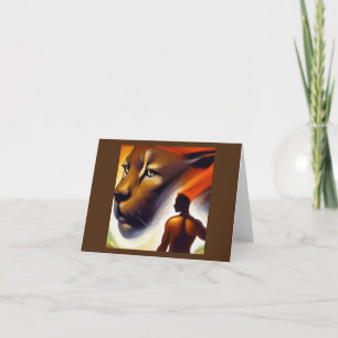 Tarjeta Cougar animal espiritual 2