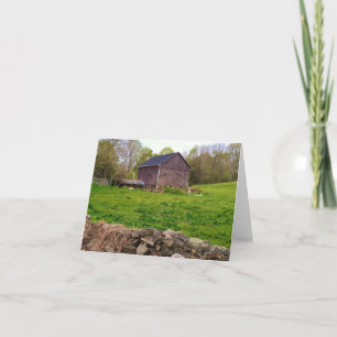 Tarjeta Country Barn Notecard