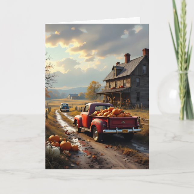 Tarjeta Country thanksgiving (Anverso)