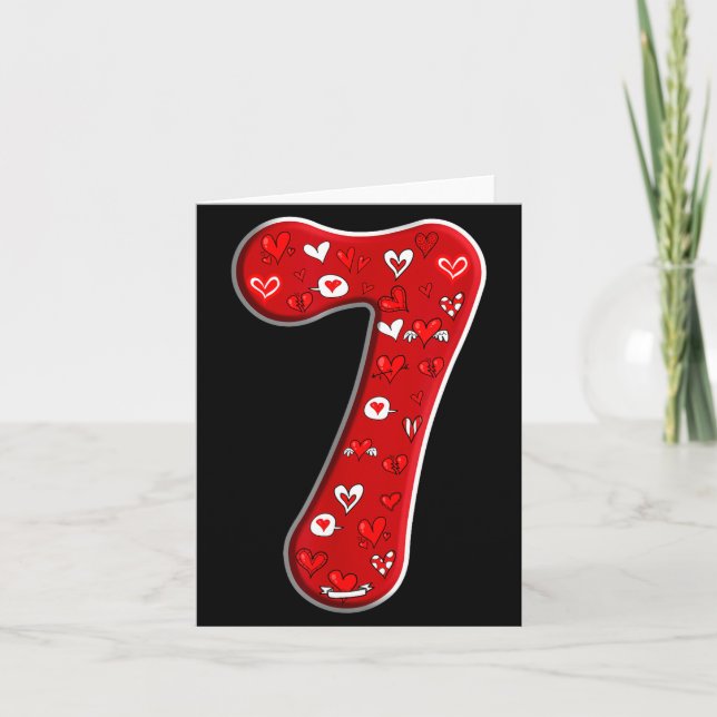 Tarjeta Couple Costume Duo 67 Meme Six Seven Number 7 Vale (Anverso)