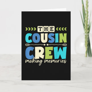 Tarjeta Cousin Crew 2025 Making Memories Family Vacation C