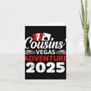 Tarjeta Cousins Vegas Adventure 2025 Las Vegas