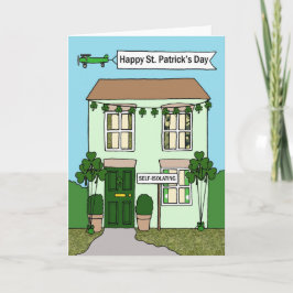 Tarjeta Covid 19 St Patrick's Day House