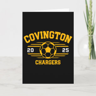 Tarjeta Covington Chargers Fútbol Byll 2025