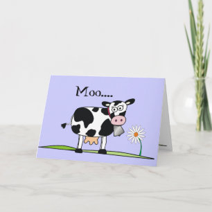 Tarjeta Cow-Moo... Espero que tengas un Feliz Día de los P