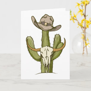 Tarjeta Cowboy En Westen Cactus Yeehaw Ideas De Regalo
