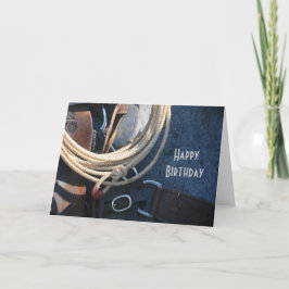 Tarjeta Cowboy feliz cumpleaños / PERSONALIZADO Cowgirl