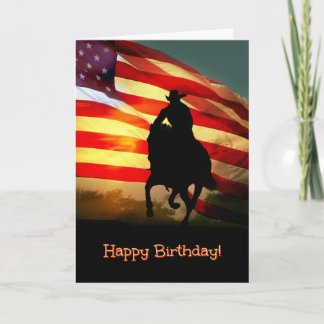 Tarjeta Cowboy Happy Birday Card