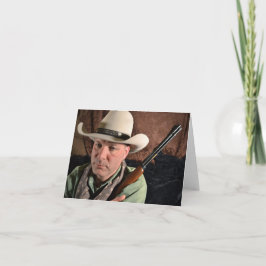 Tarjeta Cowboy Notecard