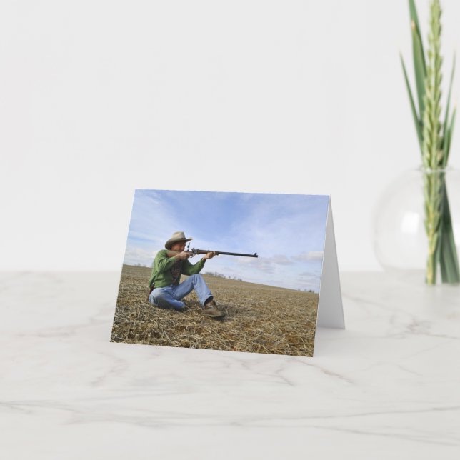 Tarjeta Cowboy Notecard (Anverso)