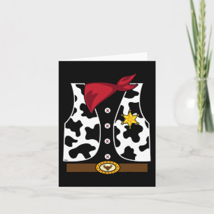Tarjeta Cowboy Vest Western Sheriff Costume Guay Easy Hall