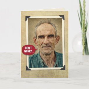 Tarjeta Cowboys divertidos y viejos dejan de andar a cabal