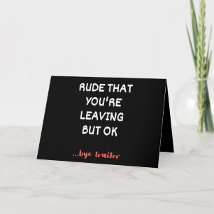 Tarjeta Coworker Coffee Mug - Ruda de que te vas