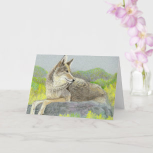 Tarjeta Coyote del Día del Padre