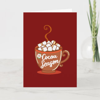 Tarjeta Cozy up with this sweet Cocoa Season design