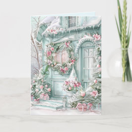 Tarjeta Cozy Vintage Christmas Card