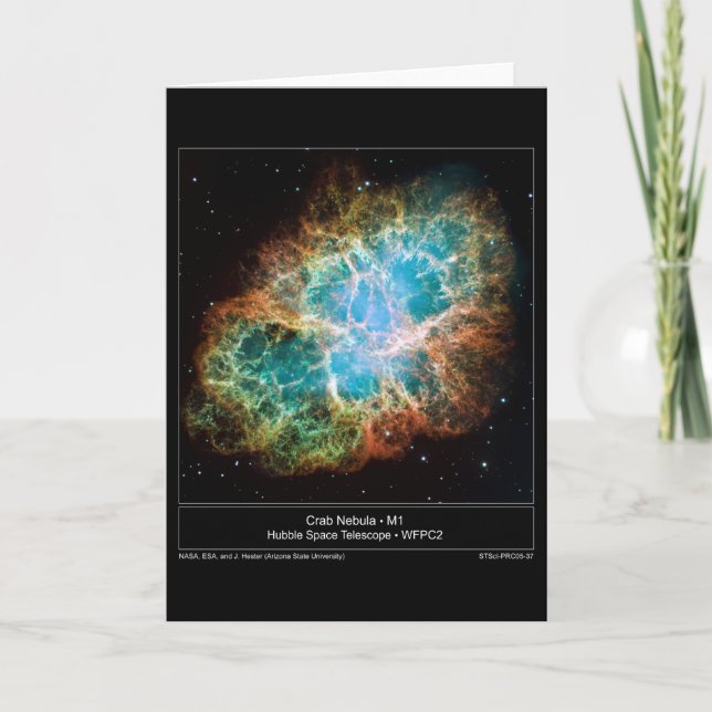 Tarjeta CrabNebulaM1-2005-37 (Anverso)