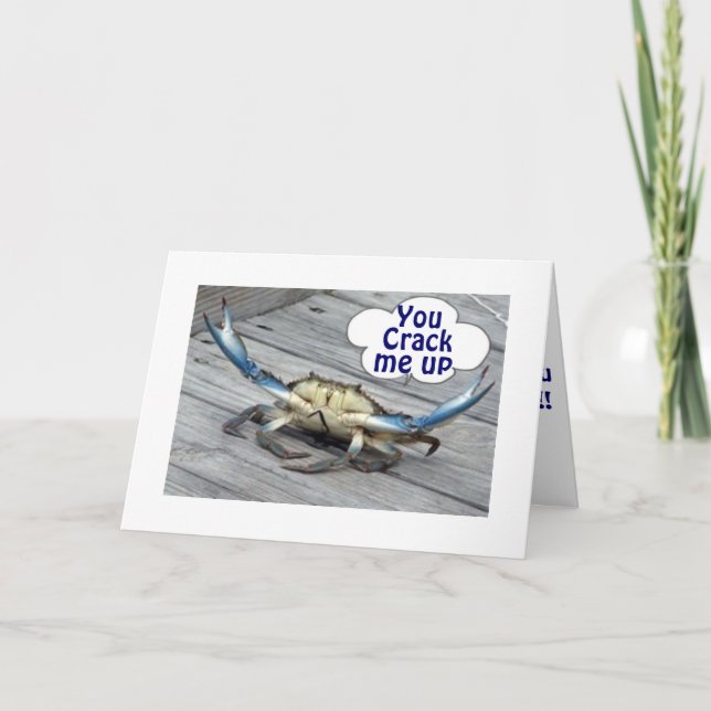 TARJETA CRABS DICE QUE ME HACES EL 50° HUMOR DE CUMPLEAÑOS (Anverso)