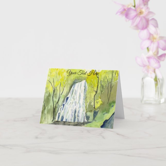 Tarjeta Crabtree Falls (Orquídea)