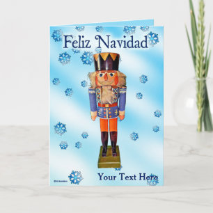 Tarjeta Cracker alemán - Feliz Navidad