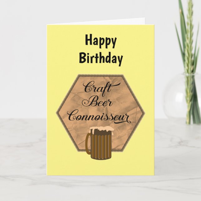 Tarjeta Craft Beer Connoisseur (Anverso)