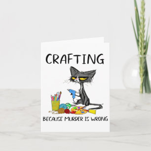 Tarjeta Crafting Porque El Asesinato Está Equivocando Al G