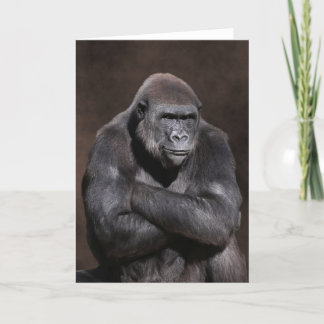 Tarjeta Cranky Gorilla Blank