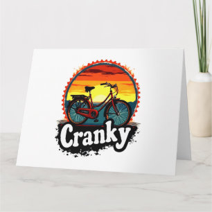 Tarjeta Cranky Sunset Bicycle Tee - Energiza tu viaje