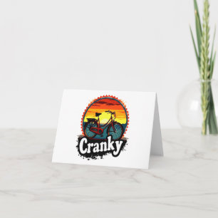 Tarjeta Cranky Sunset Bicycle Tee - Energiza tu viaje