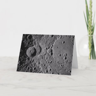 Tarjeta Cráteres lunares Artemis II