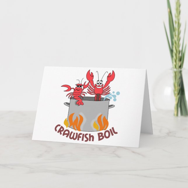 Tarjeta Crawfish Hervir (Anverso)