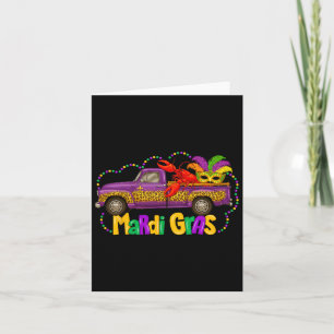 Tarjeta Crawfish Jester Beads Funny