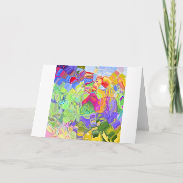 Tarjeta Crayones fundidos (Anverso)