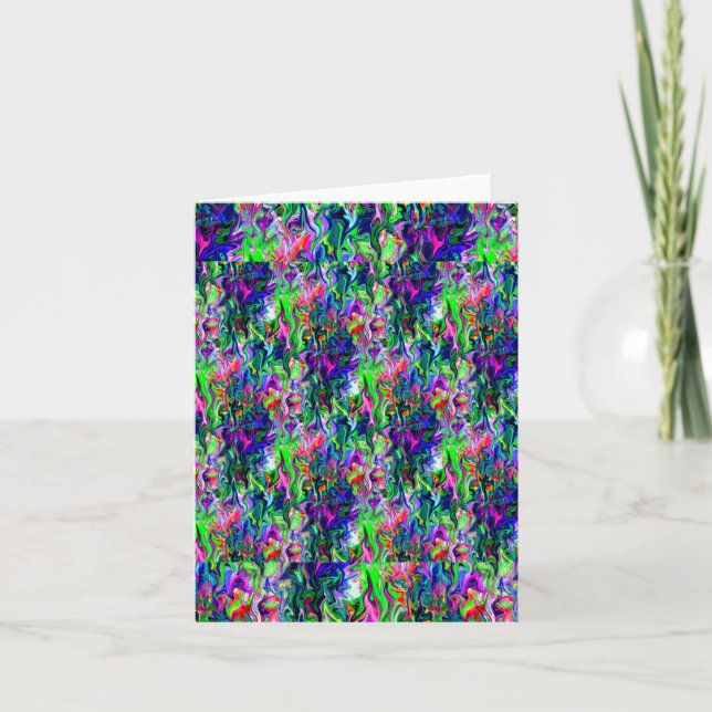 Tarjeta Crazee squiggly garden... (Anverso)