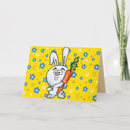 Tarjeta Crazy Easter Bunny - Ostern