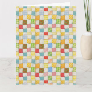 Tarjeta CRAZY QUILT Big Birday Card