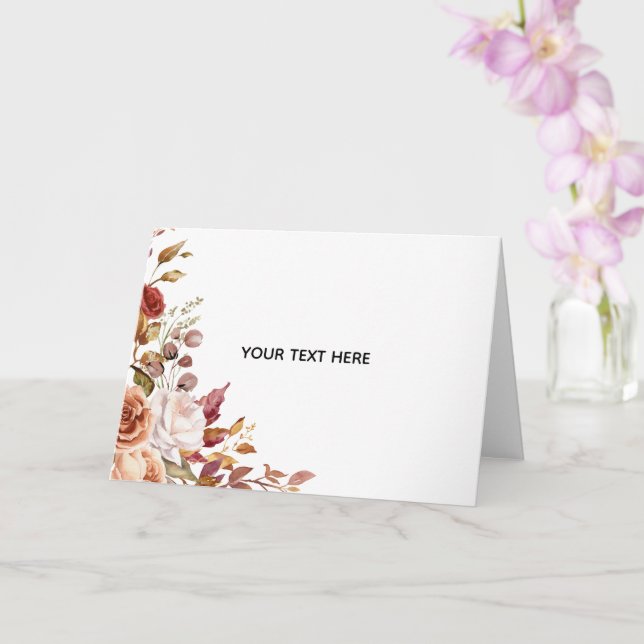Tarjeta Crea Tu Propia Floral (Orquídea)