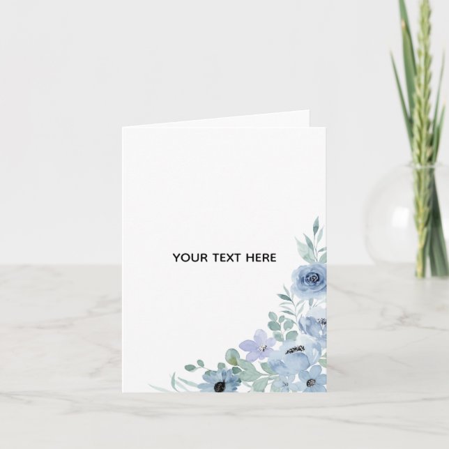 Tarjeta Crea Tu Propia Floral  (Anverso)