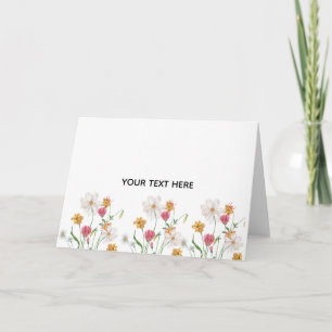 Tarjeta Crea Tu Propia Floral 