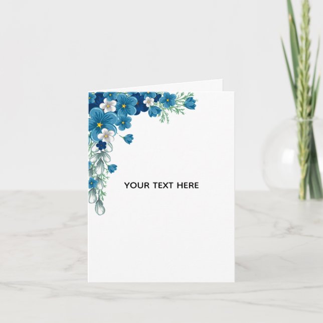 Tarjeta Crea Tu Propia Floral (Anverso)