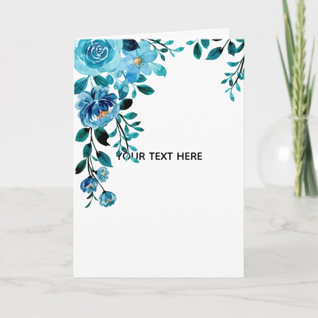 Tarjeta Crea Tu Propia Floral (Anverso)