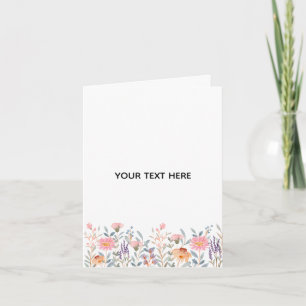 Tarjeta Crea Tu Propia Floral 