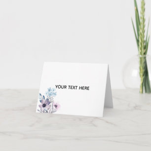 Tarjeta Crea Tu Propia Floral 