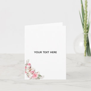Tarjeta Crea Tu Propia Floral 